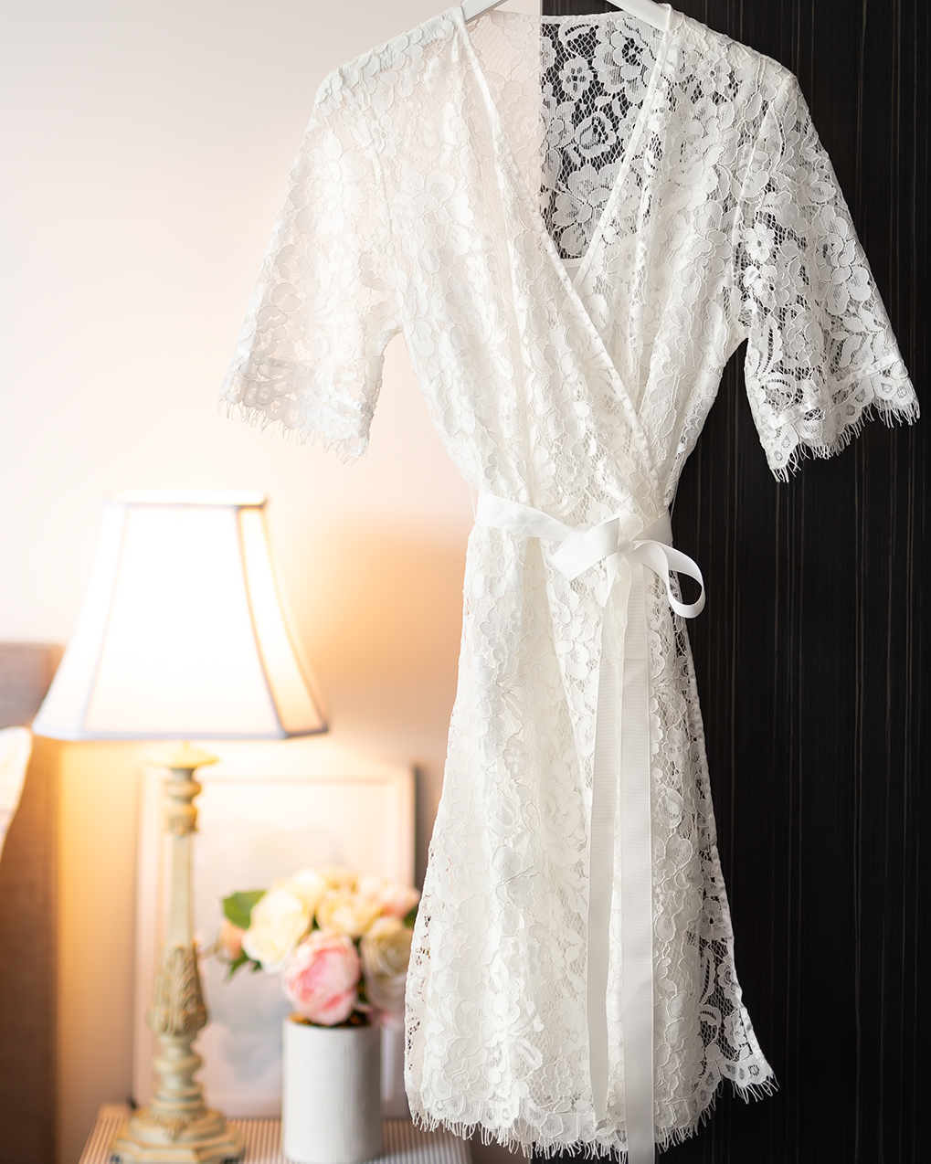 Lace Robe | White | Bridal, Maternity, Women's Robes | Boutique Range