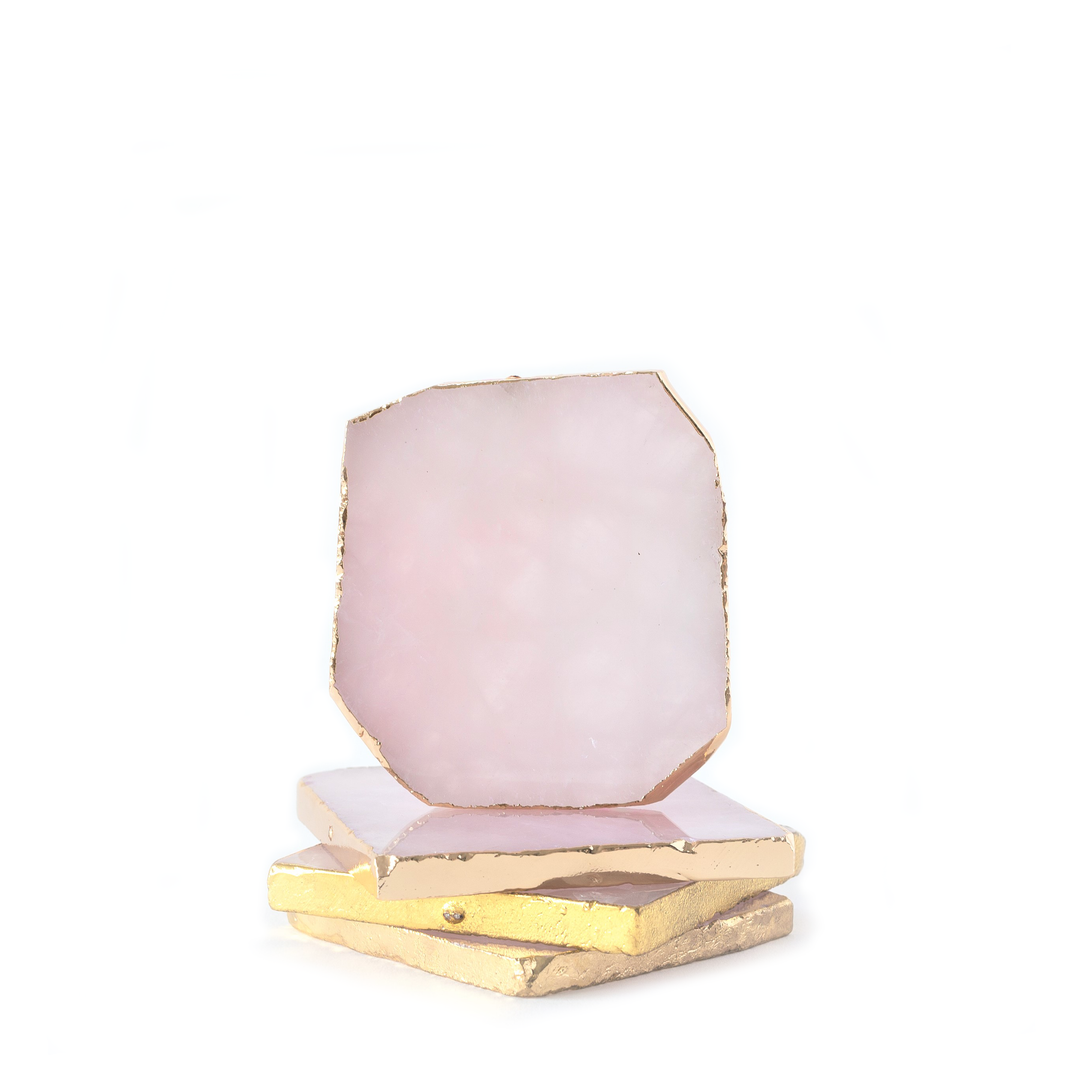 RG | Rose Quartz Coaster