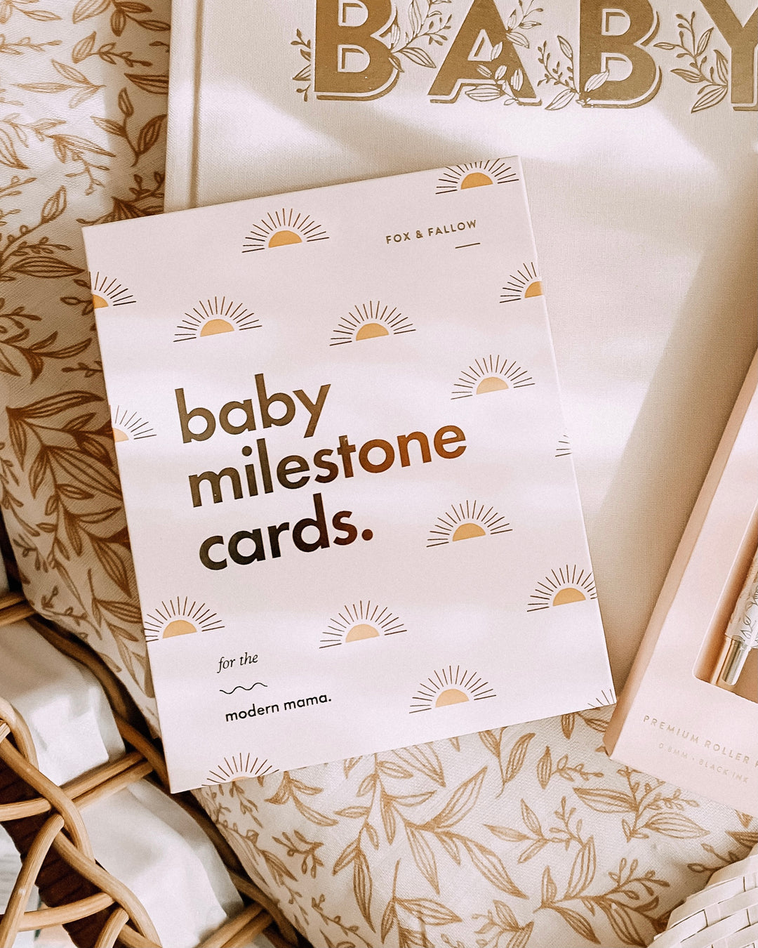 Baby milestone cards